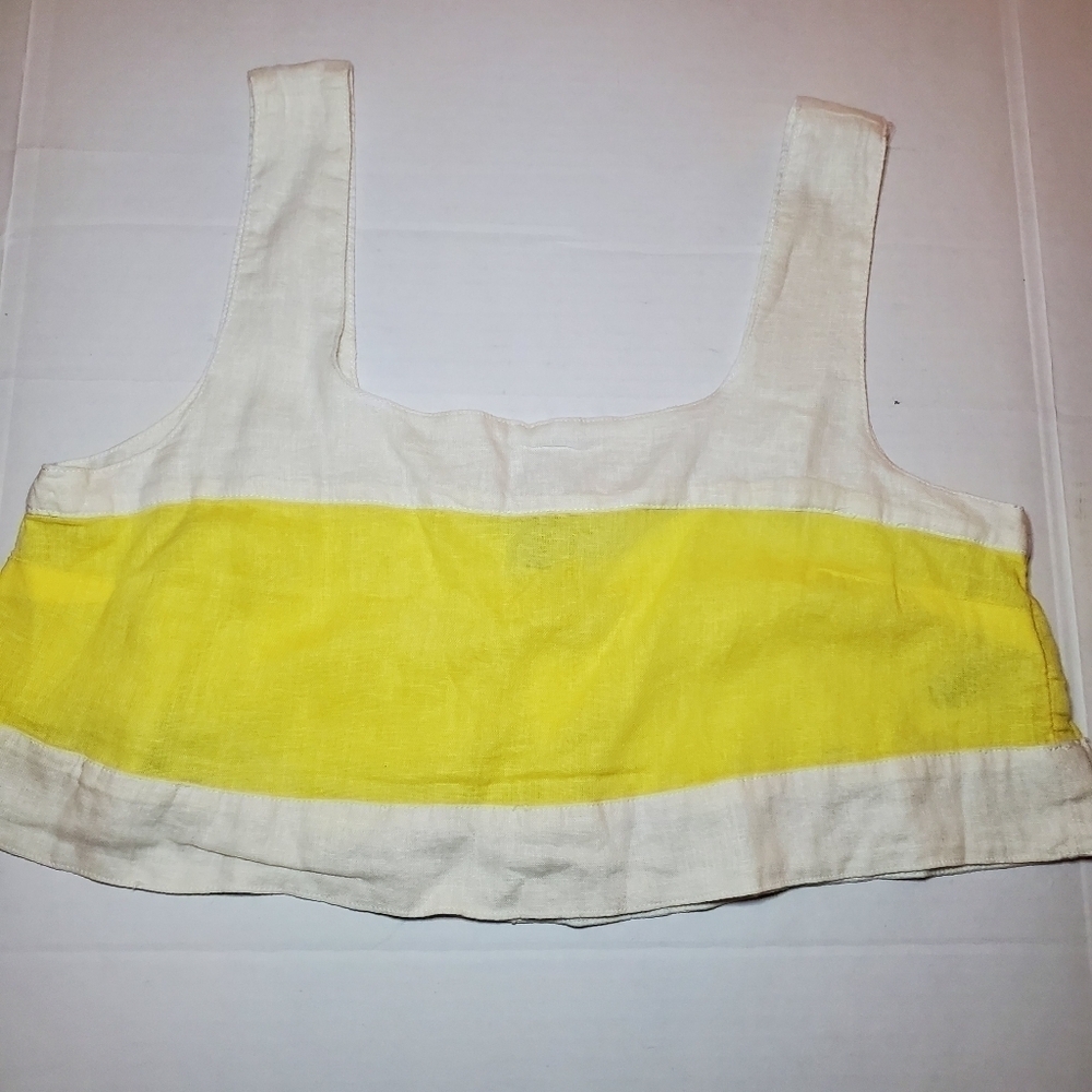 Haute Hippy Crop top Linen Blend Size M